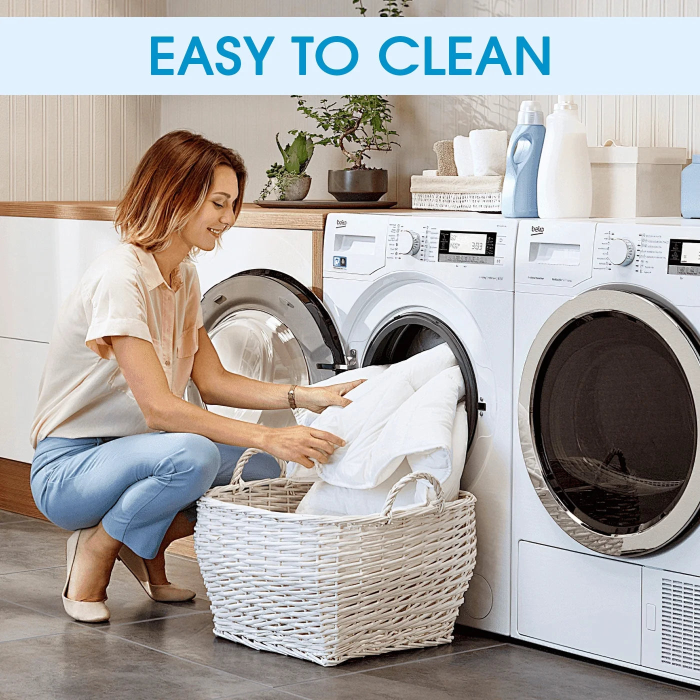 Full XL Mattress Protector Waterproof, Quilted Fitted Waterproof Mattress Pad with 8-21" Deep Pocket, Breathable Noiseless Fitted Sheet Mattress Cover, White