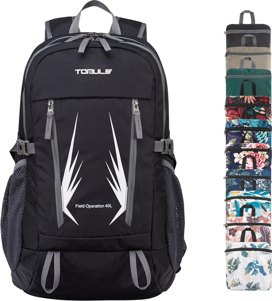 Day Hiking Backpack - Small Waterproof Travel Backpack for Women, 40L