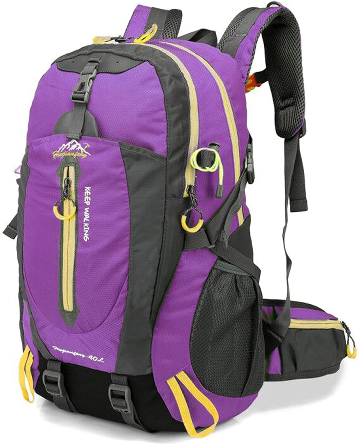 Hiking Backpack, 40L Waterproof Travel Backpack, Lightweight Hiking Backpack for Women Men, Hiking Daypacks for Camping, Travel, Climbing